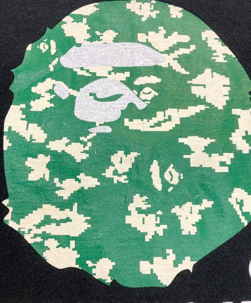 A BATHING APE（ア ベイシング エイプ）A BATHING APE (ア ベイシング エイプ) プリントTシャツ ブラック サイズ:XLの古着・服飾アイテム