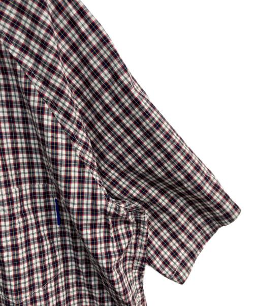 GOODENOUGH（グッドグリーフ）GOOD ENOUGH (グッドイナフ) チェックシャツ レッド×ホワイト サイズ:XLの古着・服飾アイテム