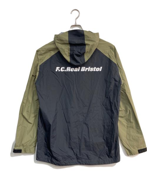 SOPH.（ソフ）SOPH. (ソフネット) F.C.R.B. (エフシーレアルブリストル) RAIN JACKET　FCRB-190011 カーキ×ブラック サイズ:Xlの古着・服飾アイテム