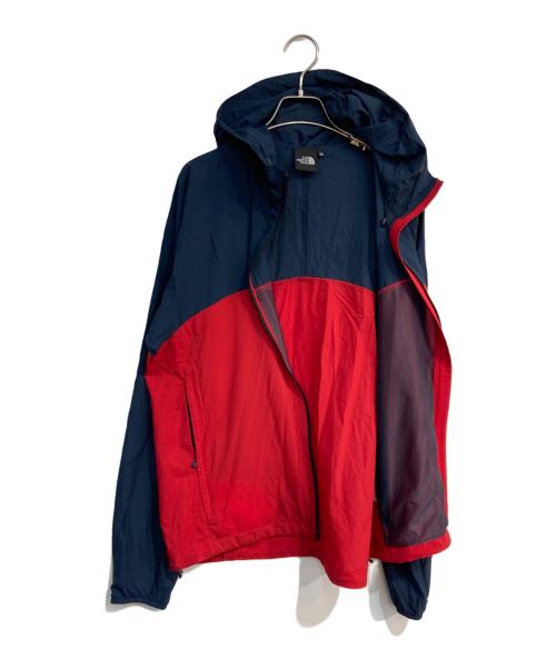 THE NORTH FACE（ザ ノース フェイス）THE NORTH FACE (ザ ノース フェイス) Swallowtail Hoodie　NP21409 ネイビー×レッド サイズ:XLの古着・服飾アイテム
