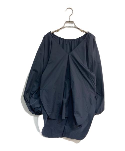 LE PHIL（ル フィル）LE PHIL (ル フィル) ストレッチタフタブラウス　534-2110406 ネイビー サイズ:Freeの古着・服飾アイテム