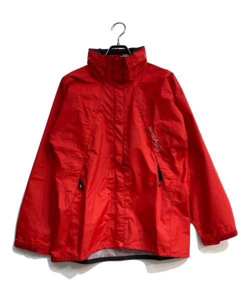 mont-bell（モンベル）mont-bell (モンベル) セットアップスーパーハイドロブリーズ レインウェア　1128467 レッド サイズ:Mの古着・服飾アイテム