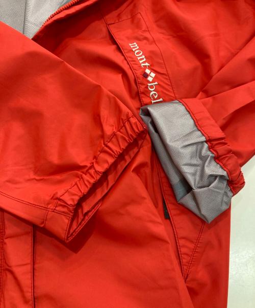 mont-bell（モンベル）mont-bell (モンベル) セットアップスーパーハイドロブリーズ レインウェア　1128467 レッド サイズ:Mの古着・服飾アイテム