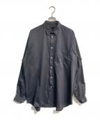 DAIWAダイワ）の古着「Tech Regular Collar Shirts L/S　BE-87022」｜グレー