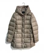 23区ニジュウサンク）の古着「【洗える】シレータフタ ショート ダウンコート」｜ベージュ