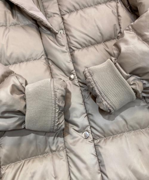 23区（ニジュウサンク）23区 (ニジュウサンク) 【洗える】シレータフタ ショート ダウンコート ベージュ サイズ:36の古着・服飾アイテム