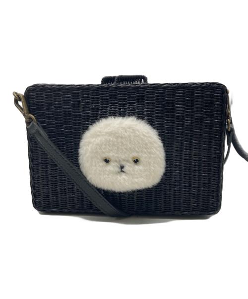 KEORAKEORA（ケオラケオラ）KEORAKEORA (ケオラケオラ) ラタンカゴショルダーバッグ　カオリノモリ ブラック サイズ:-の古着・服飾アイテム