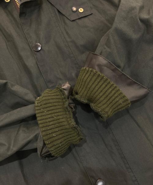 Barbour（バブアー）Barbour (バブアー) バーレー オイルドロングコート　BURGHLEY UA　1902425 グリーン サイズ:42の古着・服飾アイテム