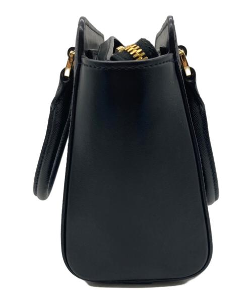 PRADA（プラダ）PRADA (プラダ) サフィアーノ 2WAYハンドバッグ　1BA380 ブラック サイズ:-の古着・服飾アイテム