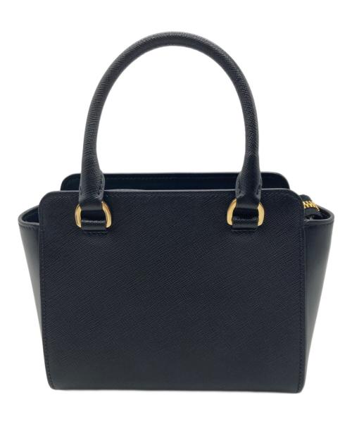 PRADA（プラダ）PRADA (プラダ) サフィアーノ 2WAYハンドバッグ　1BA380 ブラック サイズ:-の古着・服飾アイテム