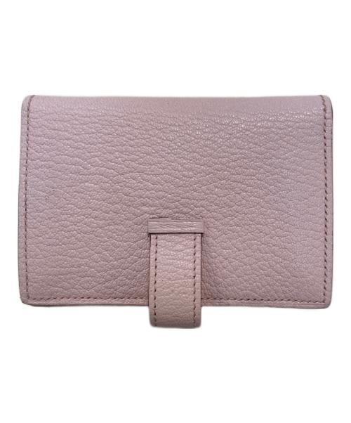 HERMES（エルメス）HERMES (エルメス) ベアン ミニ シェブルミゾル カードケース ピンク サイズ:-の古着・服飾アイテム