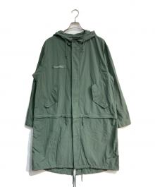 GU×UNDERCOVER（ジーユー×アンダーカバー）の古着「2WAYオーバーサイズモッズコート」｜グリーン