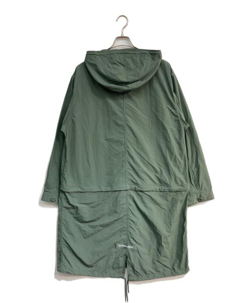 GU（ジーユー）GU (ジーユー) UNDERCOVER (アンダーカバー) 2WAYオーバーサイズモッズコート グリーン サイズ:Ｌの古着・服飾アイテム