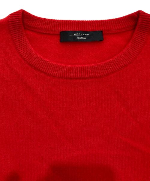 Max Mara WEEK END LINE（マックスマーラ ウイークエンドライン）Max Mara WEEK END LINE (マックスマーラ ウイークエンドライン) カシミヤニット レッド サイズ:Mの古着・服飾アイテム