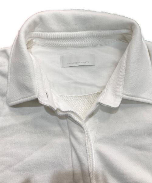 GALLARDA GALANTE（ガリャルダガランテ）GALLARDA GALANTE (ガリャルダガランテ) 裏毛ラガーシャツ　GGZ1042506A0002 ホワイト サイズ:Freeの古着・服飾アイテム