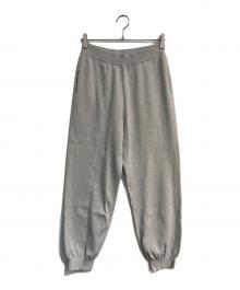 WALANCE×seawool（ワランス×シーウール）の古着「organic cotton knit pants　3243-002」｜グレー