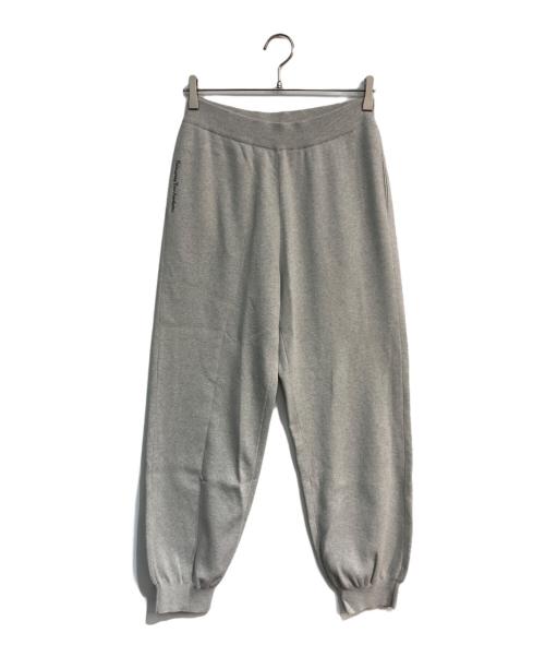 WALANCE（ワランス）WALANCE (ワランス) seawool (シーウール) organic cotton knit pants　3243-002 グレー サイズ:Freeの古着・服飾アイテム