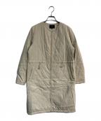 23区ニジュウサンク）の古着「中綿 ロング パディング アウター　CMWOSW0410」｜ベージュ