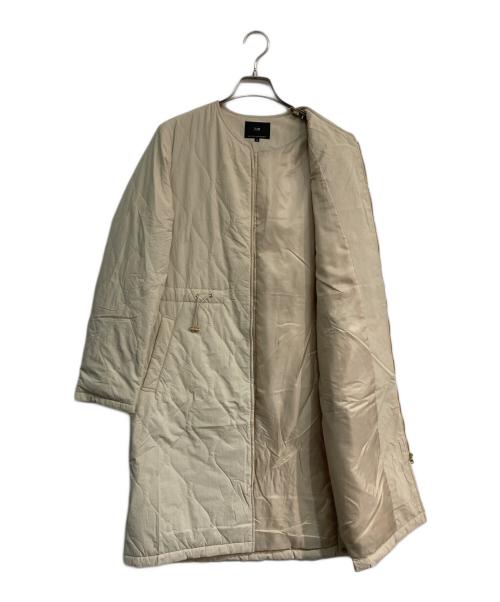 23区（ニジュウサンク）23区 (ニジュウサンク) 中綿 ロング パディング アウター　CMWOSW0410 ベージュ サイズ:38の古着・服飾アイテム