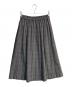 S.ESSENTIALS (エス エッセンシャルズ) エコウールチェックプリーツスカート　P6S15-255 グレー サイズ:36：8000円