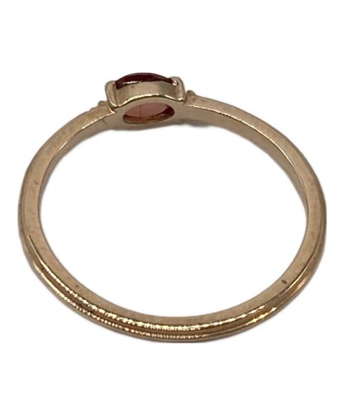 agete（アガット）agete (アガット) ガーネットナローリング ピンク サイズ:-の古着・服飾アイテム