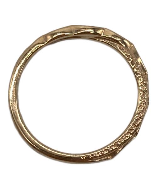 agete（アガット）agete (アガット) ネジレナローリング ゴールド サイズ:5号の古着・服飾アイテム