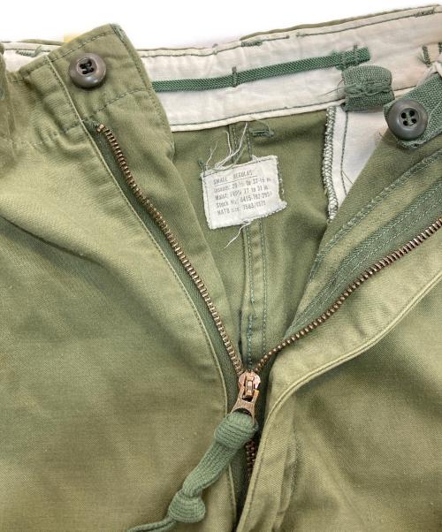US ARMY（ユーエスアーミー）US ARMY (ユーエスアーミー) M-65 FIELD PANTS　72年製 DSA100-72-C-1636 WINFIELD MFG Co.　8415-782-2951 グリーン サイズ:SMALL-REGULARの古着・服飾アイテム