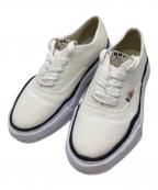 Maison MIHARA YASUHIROメゾン ミハラ ヤスヒロ）の古着「BAKER original sole canvas lowcut sneaker　A02FW704」｜アイボリー