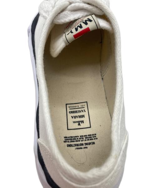 Maison MIHARA YASUHIRO（メゾン ミハラ ヤスヒロ）Maison MIHARA YASUHIRO (メゾン ミハラ ヤスヒロ) BAKER original sole canvas lowcut sneaker　A02FW704 アイボリー サイズ:43の古着・服飾アイテム