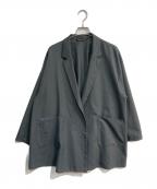 mizuiro-indミズイロインド）の古着「テーラードシャツジャケット」｜グレー