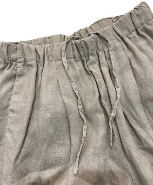 KAGURE（カグレ）kagure (カグレ) リネンイージートラウザー　GA45-24M012 ベージュ サイズ:Freeの古着・服飾アイテム
