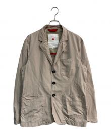 PEUTEREY（ピューテリー）の古着「ナイロンテーラードジャケット　47261011」｜ベージュ