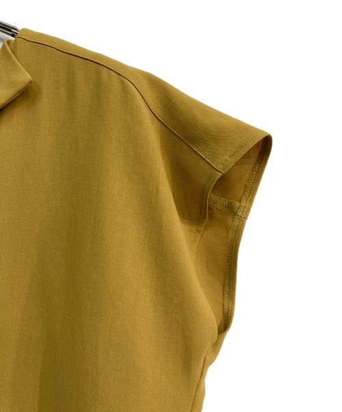 NATURAL BEAUTY（ナチュラルビューティー）NATURAL BEAUTY (ナチュラルビューティー) ノースリーブシャツブラウス　018-9110411 イエロー サイズ:M 未使用品の古着・服飾アイテム