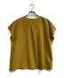 NATURAL BEAUTY (ナチュラルビューティー) ノースリーブシャツブラウス　018-9110411 イエロー サイズ:M 未使用品：4000円