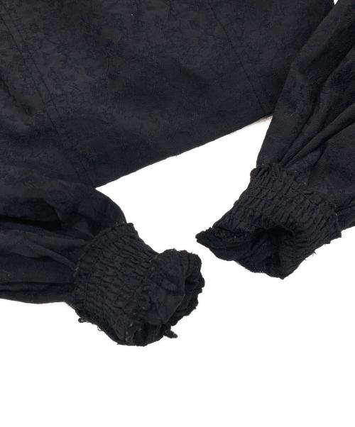 LE CIEL BLEU（ルシェルブルー）LE CIEL BLEU (ルシェルブルー) Shadow Jacquard Cami Top　24A63618 ブラック サイズ:36の古着・服飾アイテム