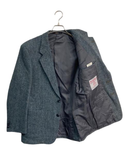 DAKS（ダックス）DAKS (ダックス) Harris Tweed (ハリスツイード) ウールテーラードジャケット ネイビー サイズ:92A5の古着・服飾アイテム
