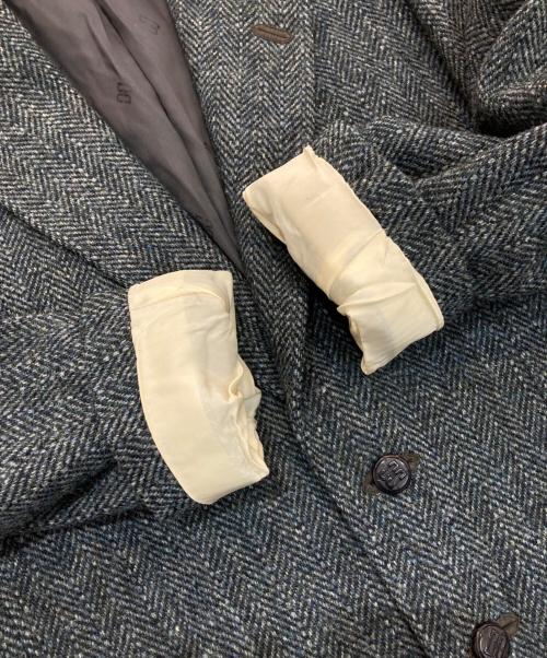 DAKS（ダックス）DAKS (ダックス) Harris Tweed (ハリスツイード) ウールテーラードジャケット ネイビー サイズ:92A5の古着・服飾アイテム