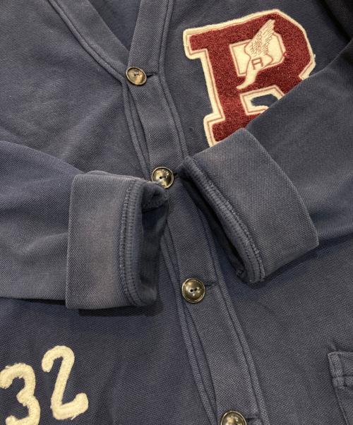 POLO RALPH LAUREN（ポロ・ラルフローレン）POLO RALPH LAUREN (ポロ・ラルフローレン) レタードカーディガン ネイビー サイズ:Mの古着・服飾アイテム