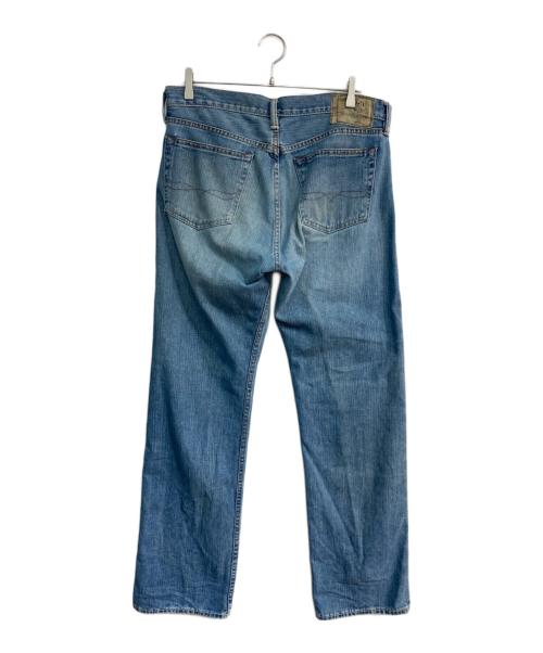 POLO RALPH LAUREN（ポロ・ラルフローレン）POLO RALPH LAUREN (ポロ・ラルフローレン) CLASSIC 867 STRIGHT JEANS ヴィンテージ加工 ブルー サイズ:W32の古着・服飾アイテム