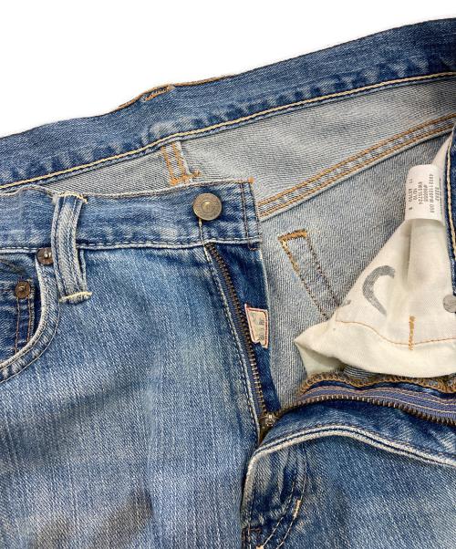 POLO RALPH LAUREN（ポロ・ラルフローレン）POLO RALPH LAUREN (ポロ・ラルフローレン) CLASSIC 867 STRIGHT JEANS ヴィンテージ加工 ブルー サイズ:W32の古着・服飾アイテム