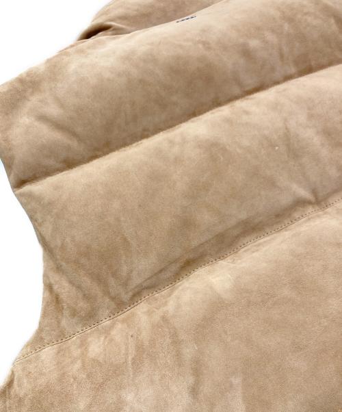 BOSS（ボス）BOSS (ボス) T-Mest スウェードレザーダウンベスト ブラウン サイズ:50の古着・服飾アイテム