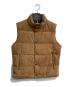 BOSS（ボス）の古着「T-Mest スウェードレザーダウンベスト」｜ブラウン