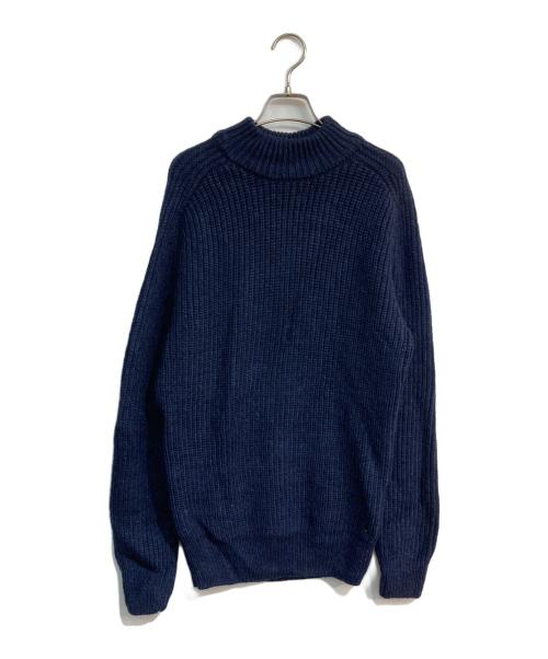 BOSS（ボス）BOSS (ボス) ハイネックニット　6001269 50482311 ネイビー サイズ:Mの古着・服飾アイテム