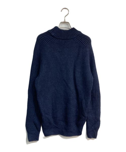 BOSS（ボス）BOSS (ボス) ハイネックニット　6001269 50482311 ネイビー サイズ:Mの古着・服飾アイテム