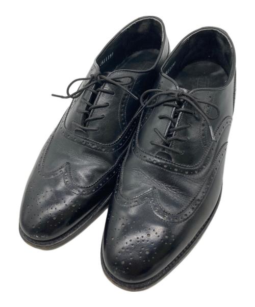 E.T.WRIGHT（イーティーライト）E.T.WRIGHT (イーティーライト) ウィングチップシューズ ブラック サイズ:8 1/2の古着・服飾アイテム