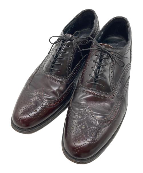 Florsheim（フローシャイム）Florsheim (フローシャイム) ウィングチップシューズ ダークブラウン サイズ:9の古着・服飾アイテム