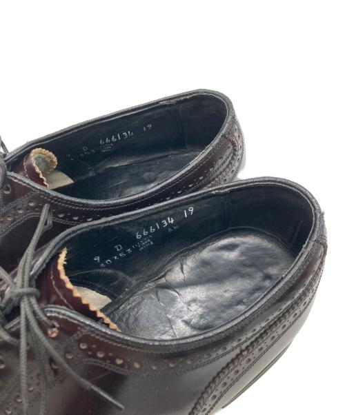 Florsheim（フローシャイム）Florsheim (フローシャイム) ウィングチップシューズ ダークブラウン サイズ:9の古着・服飾アイテム