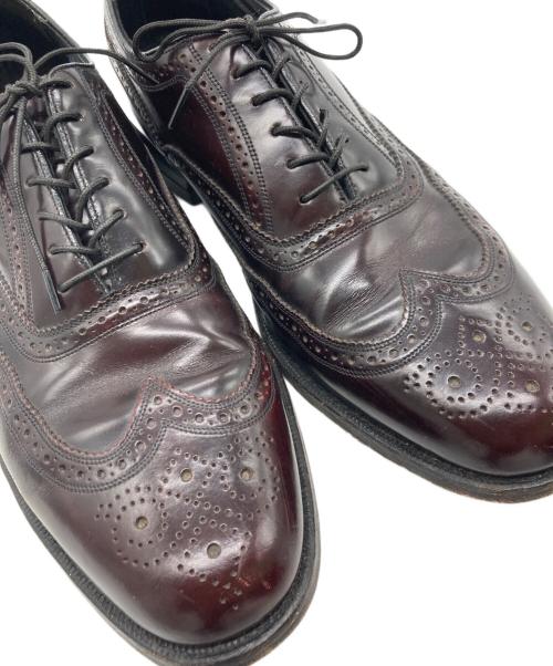 Florsheim（フローシャイム）Florsheim (フローシャイム) ウィングチップシューズ ダークブラウン サイズ:9の古着・服飾アイテム