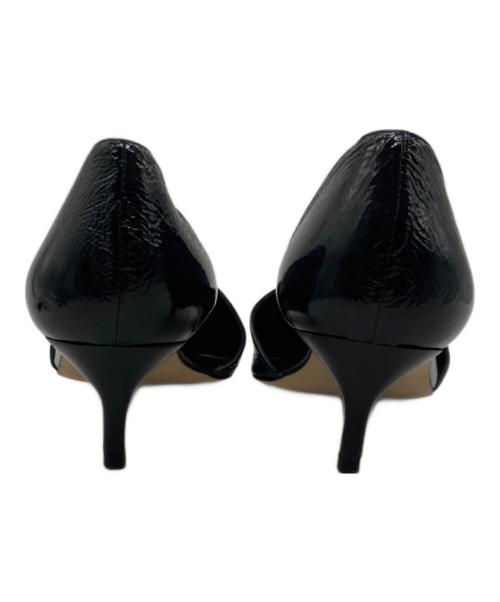 PELLICO SUNNY（ペリーコサニー）PELLICO SUNNY (ペリーコサニー) スクエアトゥーパンプス ブラック サイズ:38の古着・服飾アイテム