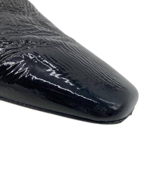 PELLICO SUNNY（ペリーコサニー）PELLICO SUNNY (ペリーコサニー) スクエアトゥーパンプス ブラック サイズ:38の古着・服飾アイテム